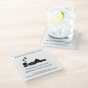 Boek Nerd-probleem #101 Onderzetter Glazen Onderzetter