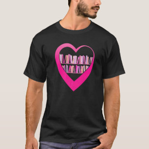 Boek Nerd Reader Hart Bibliothecaris Liefde Lezen T-shirt