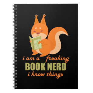 Boek Nerd Squirrel Notitieboek