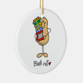 Boek Nut T-shirts en cadeautjes Keramisch Ornament (Rechts)