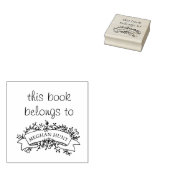 Boek onroerend goed gepersonaliseerde stempel (Gestempeld)