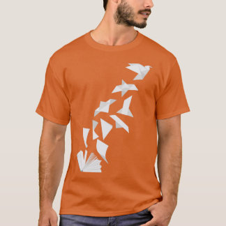 Boek op vogel 3 t-shirt