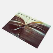 boek open deurmat (Schuin)