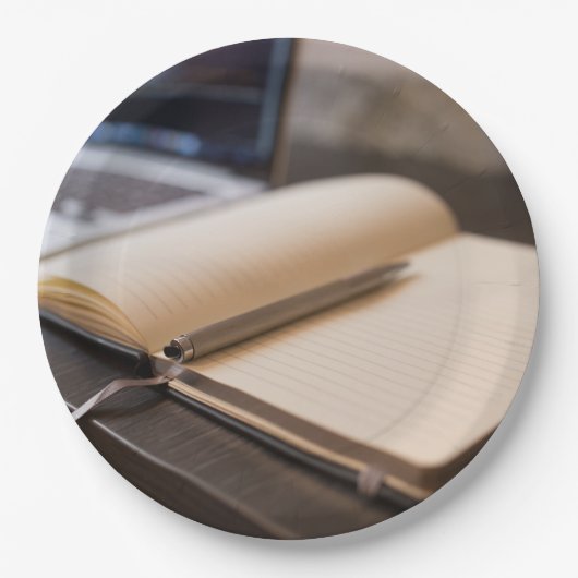 boek papieren bordje (Voorkant)