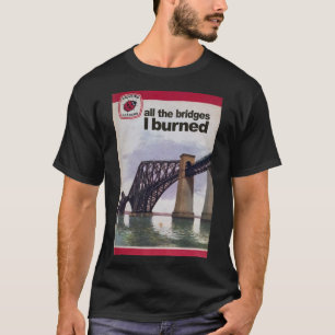  Boek Parody Bruggen gebrand T-shirt