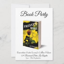 Boek Party Lancering Uitnodiging voor release