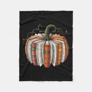 Boek Pompoen Herfst Herfst Bibliothecarissen Book Fleece Deken