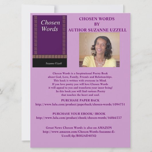 BOEK PROMOTION COLLECTIE KAART (Voorkant)