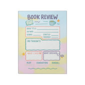 Boek Review notities Lezen Log Boekachtig cadeau Notitieblok (Gedraaid)