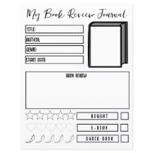 Boek Review Planner Lezen Journaal Neutraal