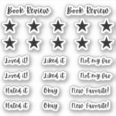 Boek Review Reading Journal Stickers (Voorkant)