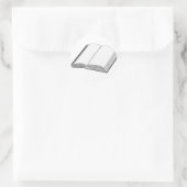 Boek Ronde Sticker (Tas)