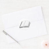 Boek Ronde Sticker (Envelop)