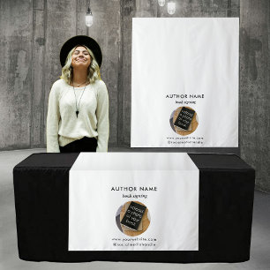 Boek Signing Auteur Promotie Tabel Runner Banner Wandkleed