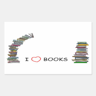 Boek Stacks Sticker Bookplate