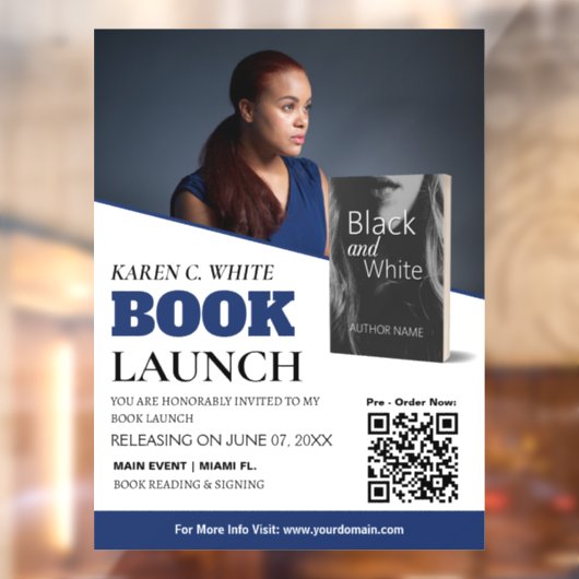 Boek Starten Aangepaste vensterklemming Raamsticker (Vel 2)