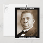 Boek T. Washington Briefkaart (Voorkant / Achterkant)