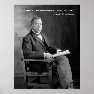 Boek T. Washington Citaat Poster