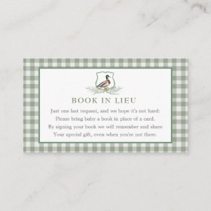 Boek ter vervanging van kaarten, Duck Book Card Visitekaartje