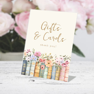 Boek Thema Cadeaus Bord Reclamebord Met Voetstuk