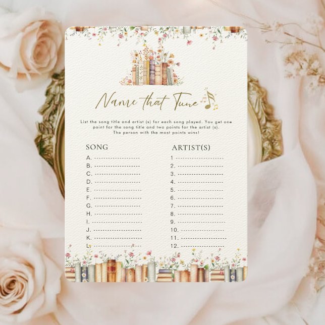 Boek Theme Name That Tune Vrijgezellenfeest Game (Creator heeft geüpload)