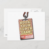 Boek Tour Superstar! Briefkaart (Voorkant / Achterkant)