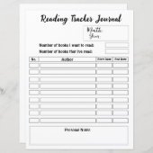 Boek Tracker Planner Lezing Journal Neutraal (Voorkant / Achterkant)