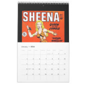 Boek van 14 Comic Book Hoesje Posters Kalender (Jan 2026)