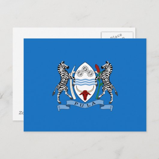 Boek van Botswana Briefkaart (Voorkant / Achterkant)