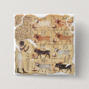 Boek van de Dead-Maiherperi-1479bc Vierkante Button 5,1 Cm
