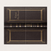 Boek van de liefde details bijsluiter kaart (Buitenkant ongevouwen)