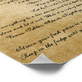 Boek van de POTIE VAN DE VERLIES VAN DE SCHADEN MA Poster (Hoek)