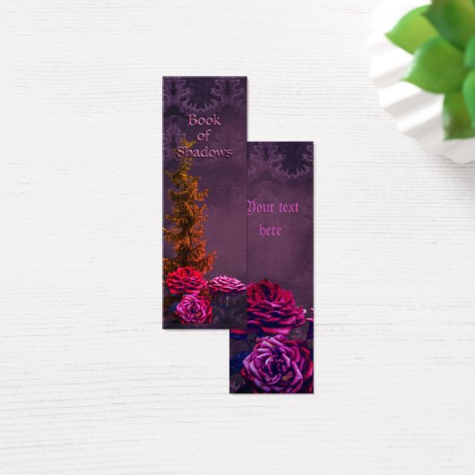 Boek van gepersonaliseerd Bladwijzer van de Schadu Mini Visitekaartjes (Bureau)