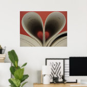 Boek van het Poster van het hart (Thuiskantoor)