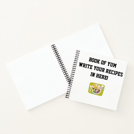 "Boek van het Yum" Recipe Book Notitieboek (Binnen)
