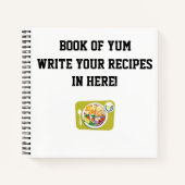 "Boek van het Yum" Recipe Book Notitieboek (Voorkant)