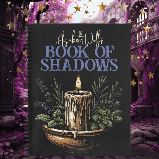 Boek van Shadows Spiral Notitieboek Black Candle M