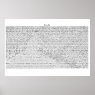 Boek van spreekwoorden (volledige KJV-tekst) Poster