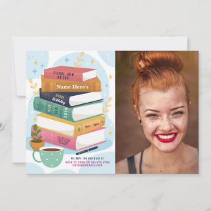 Boek Verjaardagsbibliotheek Nodig uit om fotoboeke Kaart