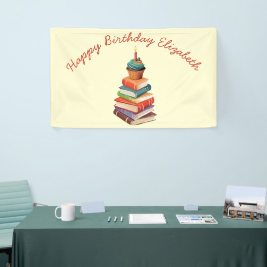 Boek Verjaardagsfeest Kinder Lezing Spandoek (Beurs)