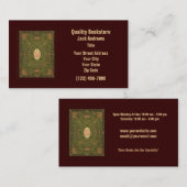 Boek Visitekaartje (Voorkant / Achterkant)