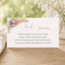 Boek voor baby-enclosurekaart voor Baby in Bloom