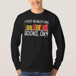 Boek voor mannen vrouwen auteur Boekenwurm Bibliot T-shirt