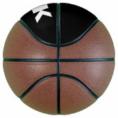 Boek wit op zwart basketbal (Rechts)