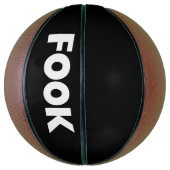 Boek wit op zwart basketbal (Verticaal)