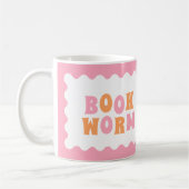Boek Worm Book Lover Coffee Mok (Links)