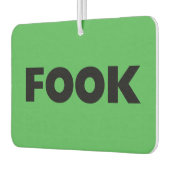 Boek zwarte groene auto luchtverfrisser (Links)