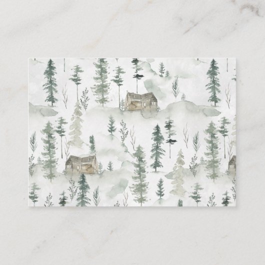 Boekaanvraag | Baby bos Informatiekaartje (Achterkant)