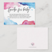 Boekaanvraag | Baby shower Boeken Invoegen Kaart (Voorkant / Achterkant)