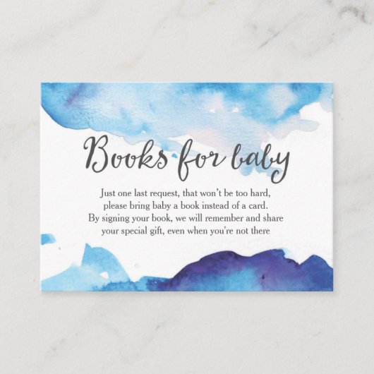 Boekaanvraag | Baby shower uitnodiging Kaart invoe (Voorkant)